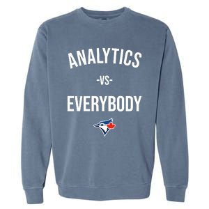 Megzmurr Toronto Blue Analytics Vs Everybody Garment-Dyed Sweatshirt