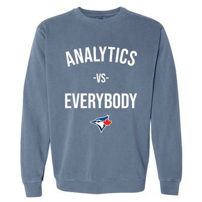 Megzmurr Toronto Blue Analytics Vs Everybody Garment-Dyed Sweatshirt