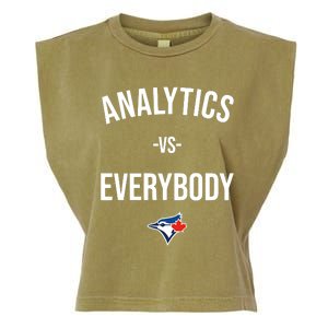 Megzmurr Toronto Blue Analytics Vs Everybody Garment-Dyed Women's Muscle Tee