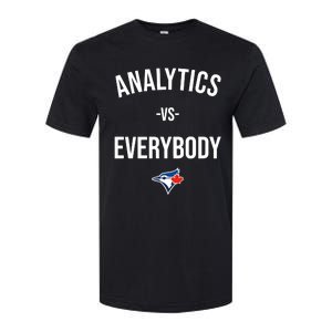 Megzmurr Toronto Blue Analytics Vs Everybody Softstyle CVC T-Shirt