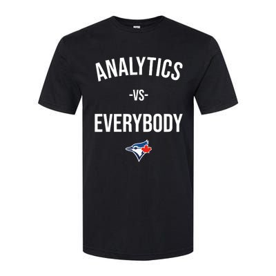 Megzmurr Toronto Blue Analytics Vs Everybody Softstyle CVC T-Shirt