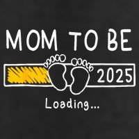 Mom To Be 2025 Loading Mom Est 2025 Promoted To Mommy 7 Panel Mesh Trucker Snapback Hat