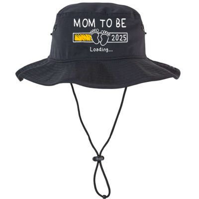 Mom To Be 2025 Loading Mom Est 2025 Promoted To Mommy Legacy Cool Fit Booney Bucket Hat