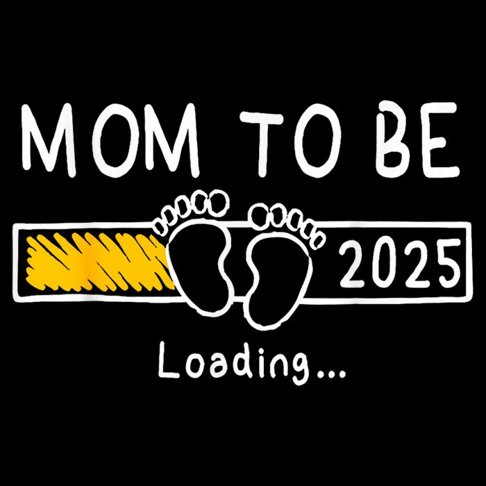 Mom To Be 2025 Loading Mom Est 2025 Promoted To Mommy Drawstring Bag