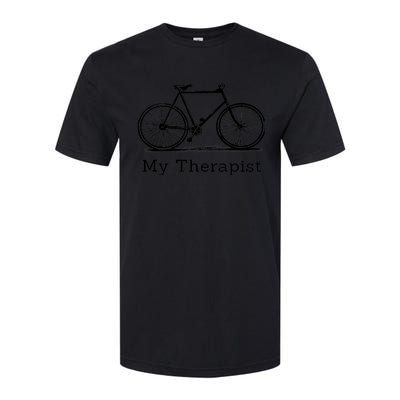 My Therapist Bicycle Funny Bike Riding Rider Cycling Softstyle CVC T-Shirt