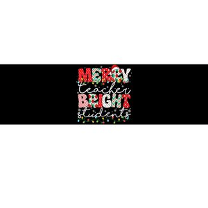 Merry Teacher Bright Students Teacher Christmas Ornaments  Bumper Sticker