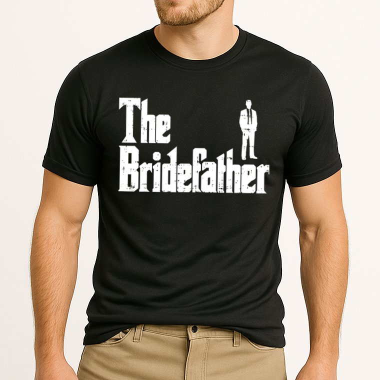 Mens The Bridefather Father Of Bride Dad Wedding Rehearsal Dinner Cooling Performance Crew T-Shirt