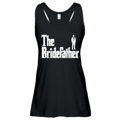 Mens The Bridefather Father Of Bride Dad Wedding Rehearsal Dinner Ladies Essential Flowy Tank