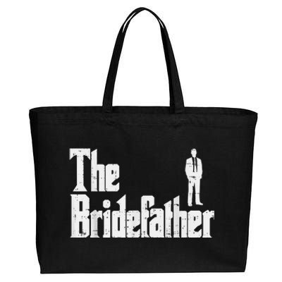 Mens The Bridefather Father Of Bride Dad Wedding Rehearsal Dinner Cotton Canvas Jumbo Tote