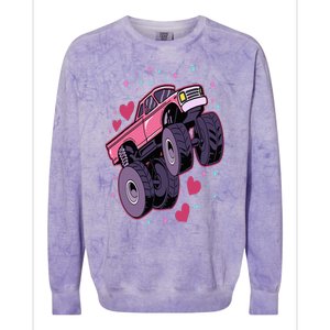 Monster Truck Big Style Truck Colorblast Crewneck Sweatshirt