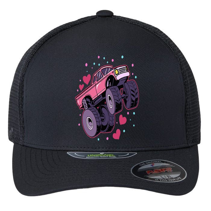 Monster Truck Big Style Truck Flexfit Unipanel Trucker Cap