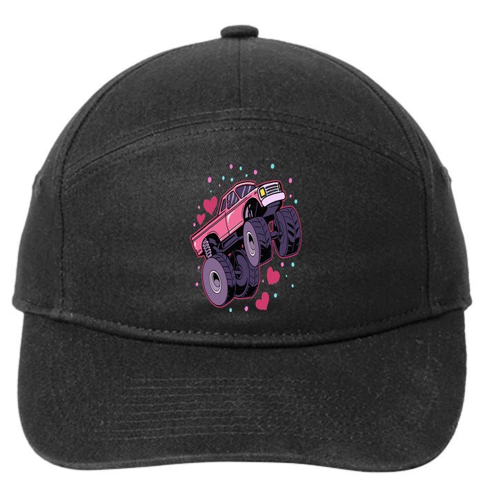 Monster Truck Big Style Truck 7-Panel Snapback Hat