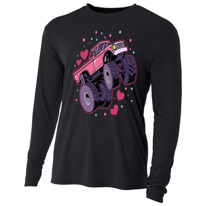 Monster Truck Big Style Truck Cooling Performance Long Sleeve Crew