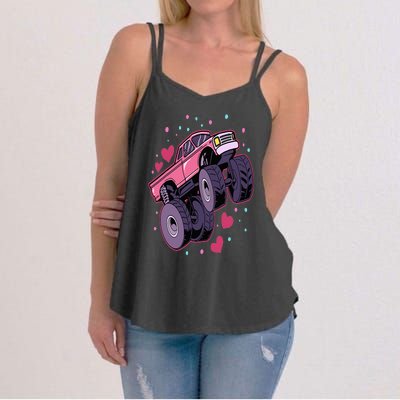 Monster Truck Big Style Truck Women's Strappy Tank