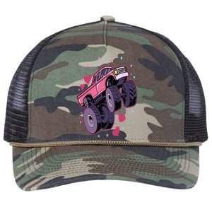 Monster Truck Big Style Truck Retro Rope Trucker Hat Cap