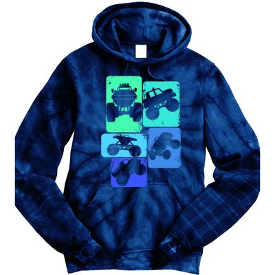 Monster Truck Boys Tie Dye Hoodie