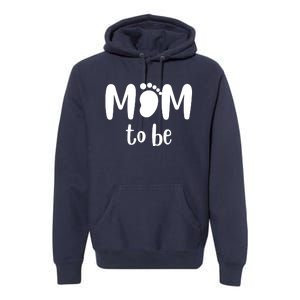 Mom To Be Pregnancy Announcement Premium Hoodie