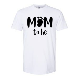 Mom To Be Pregnancy Announcement Softstyle CVC T-Shirt