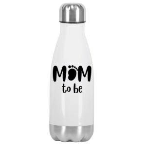 Mom To Be Pregnancy Announcement Stainless Steel Insulated Water Bottle