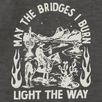 May The Bridges I Burn Light The Way Vector Backpack