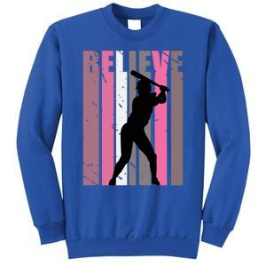 Motivating Teen Baseball Birthday Vibes Sports Teenager Gift Sweatshirt