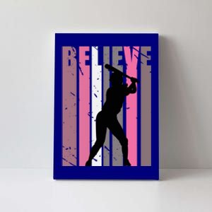 Motivating Teen Baseball Birthday Vibes Sports Teenager Gift Canvas