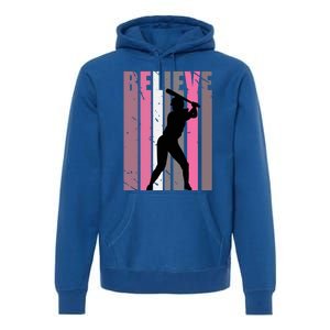 Motivating Teen Baseball Birthday Vibes Sports Teenager Gift Premium Hoodie