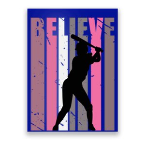 Motivating Teen Baseball Birthday Vibes Sports Teenager Gift Poster