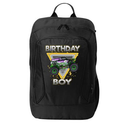 Monster Truck Birthday Boy Monster Truck Are My Jam Lovers City Backpack