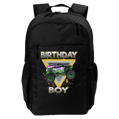 Monster Truck Birthday Boy Monster Truck Are My Jam Lovers Daily Commute Backpack