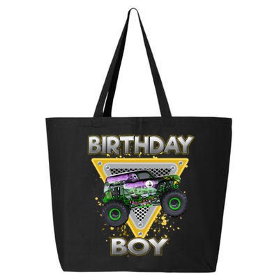 Monster Truck Birthday Boy Monster Truck Are My Jam Lovers 25L Jumbo Tote