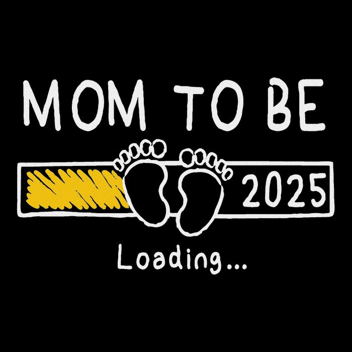 Mom To Be 2025 Loading Mom Est 2025 Promoted To Mommy 7-Panel Snapback Hat