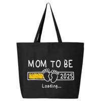Mom To Be 2025 Loading Mom Est 2025 Promoted To Mommy 25L Jumbo Tote
