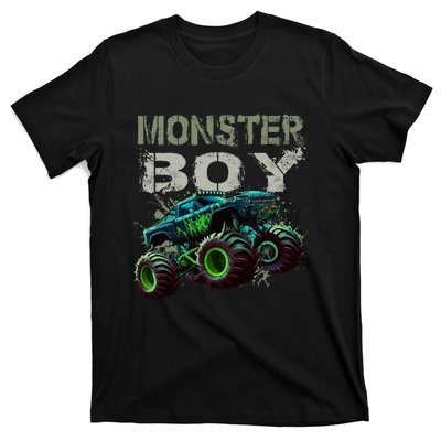 Monster Truck Boy Family Matching Monster Truck Lovers T-Shirt