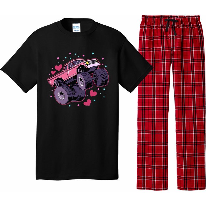 Monster Truck Big Style Vehicle birthday Pajama Set