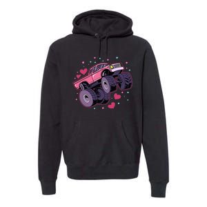 Monster Truck Big Style Vehicle birthday Premium Hoodie