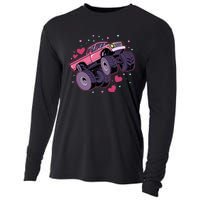 Monster Truck Big Style Vehicle birthday Cooling Performance Long Sleeve Crew