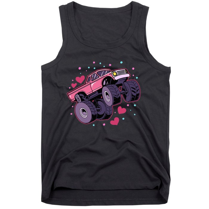 Monster Truck Big Style Vehicle birthday Tank Top