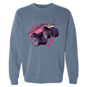 Monster Truck Big Style Vehicle birthday Garment-Dyed Sweatshirt