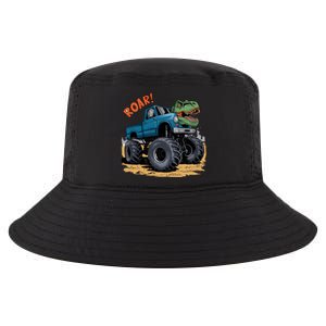 Monster Truck Boy Family Birthday Dino Trex Dinosaur Cool Comfort Performance Bucket Hat