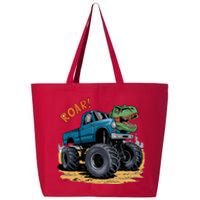 Monster Truck Boy Family Birthday Dino Trex Dinosaur 25L Jumbo Tote