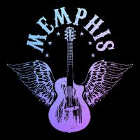 Memphis Tennessee Blues Country Music Guitar Player Vintage Backpack