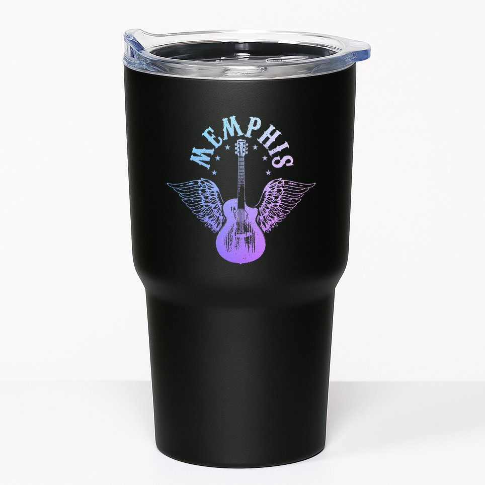 Memphis Tennessee Blues Country Music Guitar Player Vintage Tumbler