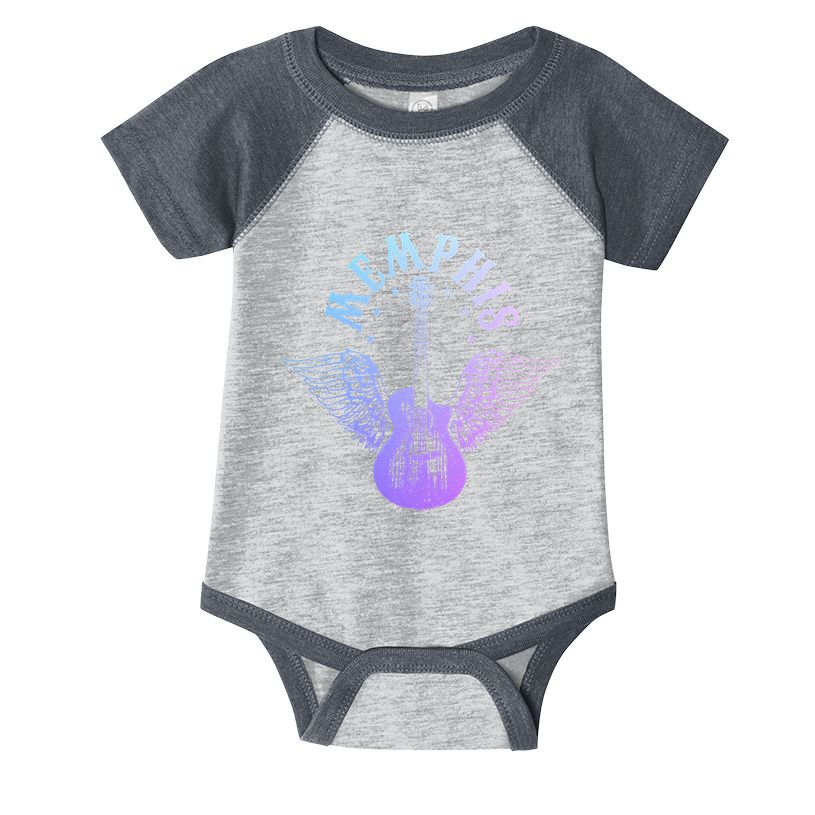 Memphis Tennessee Blues Country Music Guitar Player Vintage Infant Baby Jersey Bodysuit