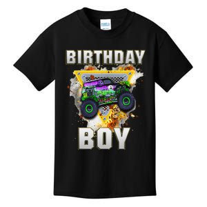 Monster Truck Birthday Boy Monster Truck Are My Jam Lovers Gift Kids T-Shirt