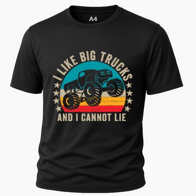 Monster Truck Boys Girls I Like Big Trucks And I Cannot Lie Cooling Performance Crew T-Shirt