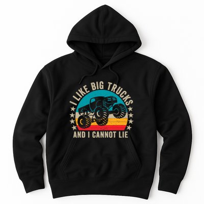 Monster Truck Boys Girls I Like Big Trucks And I Cannot Lie Hoodie