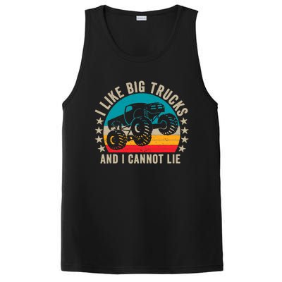 Monster Truck Boys Girls I Like Big Trucks And I Cannot Lie PosiCharge Competitor Tank