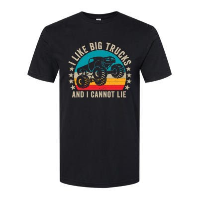 Monster Truck Boys Girls I Like Big Trucks And I Cannot Lie Softstyle CVC T-Shirt