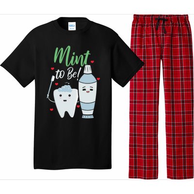 Mint To Be Dental Assistant Dentist Valentines Day Gift Pajama Set